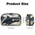 thumbnail image 5 of Whale Travel Organizer, Cable Organizer, Charging Cord Organizer, Charger Storage Organizer - Waterproof Oxford Cloth Electronic Digital Product Storage Case, 5.9x9.44x3.14 in., 5 of 6