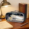 thumbnail image 5 of RBCKVXZ Clear Pencil Pouch, Pen Case, High-Capacity Zipper Pouch, Storage Organizer for Office Supplies Earbuds Chargers Cables Makeup, 5 of 6