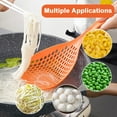 thumbnail image 2 of 2 PCS Plastic Colander Strainer Scoop with Handle Food Grade Strainers Heat Resistant Dishwasher Safe for Draining Pasta,Vegetables Fruits, 2 of 7