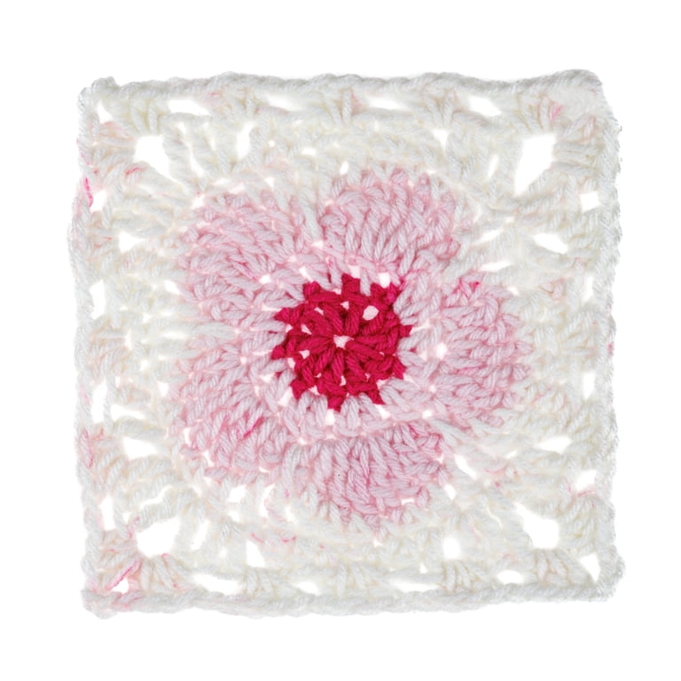 Red Heart Flower Power All-in-One Yarn, 250g, 417 yards, Cherry