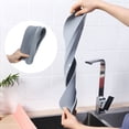 thumbnail image 2 of 2X Reusable Sink Splash Guard Silicone Countertop Water Baffle Prevent Water Splashing Out Board Bathroom Kitchen Tool, 2 of 7