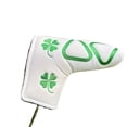 thumbnail image 1 of Greeniant Juego de fundas para cabeza de Golf de cuero de primera calidad, protección para palos de Golf, el cuero es duradero Golf tipo+4, 1 of 6