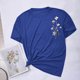 thumbnail image 3 of Tops de Manga Corta de las Mujeres, Cuello Redondo Impreso, Camiseta de Manga Corta para las Mujeres, 3 of 6