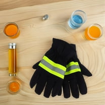 OFFIGAM Fire Safety Gloves 1 Pair Emergency Rescue Gloves Multi-Fabric Protective Work Gloves