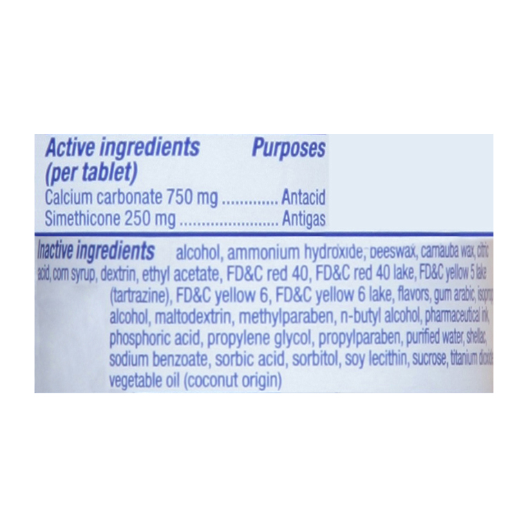 GasX Total Relief Chewable Tablets with Maximum Strength Gas Relief Simethicone 250 mg and