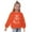 Orange, variant on Odeerbi Kids Girls Crewneck Sweatshirts Pullover Sweatshirts Children's Fall Winter Sweatshirt Heart Print Long Sleeve Sweater Top Red