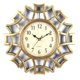 thumbnail image 1 of Abstract Wall Clock Numeral Geometric Wall Clock Quartz Gold, 1 of 5