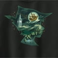thumbnail image 2 of Junior's Peter Pan & Wendy Silhouette Peter Scenes  Racerback Tank Top Black Small, 2 of 5