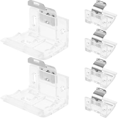 

6pcs Louver Curtain Installation Brackets Household Shutters Vertical Fixation Brackets