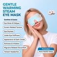thumbnail image 4 of FACEMOON Steam Eye Mask with Moist Heat for Dry Eyes Self-Heating Warm Compress for Sleep & Relaxation Travel Essential Unscented, 4 of 7