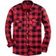thumbnail image 3 of Alimens & Gentle Camisas casuales de franela a cuadros de manga larga con botones y ajuste regular para hombre, 3 of 4