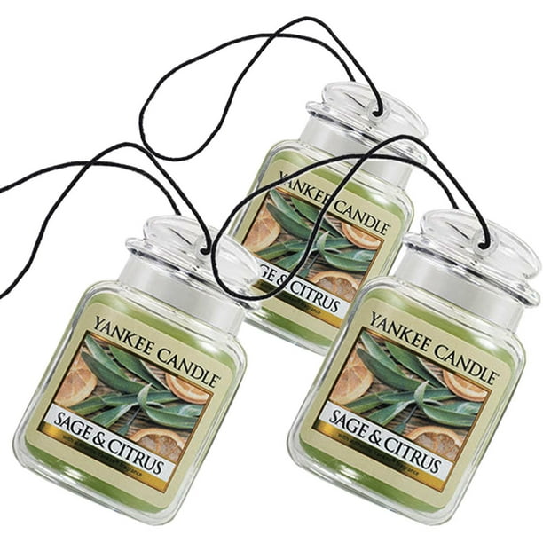 Yankee Candle Car Jar Ultimate Odor Neutralizing Air Freshener Sage