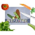 thumbnail image 2 of Caroline's Treasures Caucasian Shepherd Dog Welcome Glass Cutting Board Large, 2 of 2