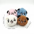 thumbnail image 3 of Plush Bouncy Dog Toy Ball, Soft Interactive Fetch Play Ball, Durable Entertainment Pet Toy for Small and Medium Dogs Indoor Outdoor Play, 3 of 6