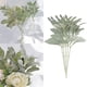 thumbnail image 2 of 5 Piezas De Simulación De Hojas Con Orejas De Conejo Hojas Con Copos De Nieve Decoración Floral Para Jarrones De Boda, 2 of 8