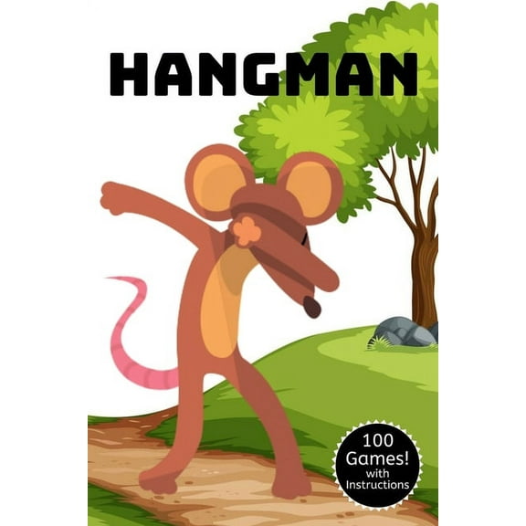Hangman: A Classic Word Game Activity Book Dabbing Mouse Edition - For Kids and Adults - Novelty Themed Gifts - Travel Size (Paperback)