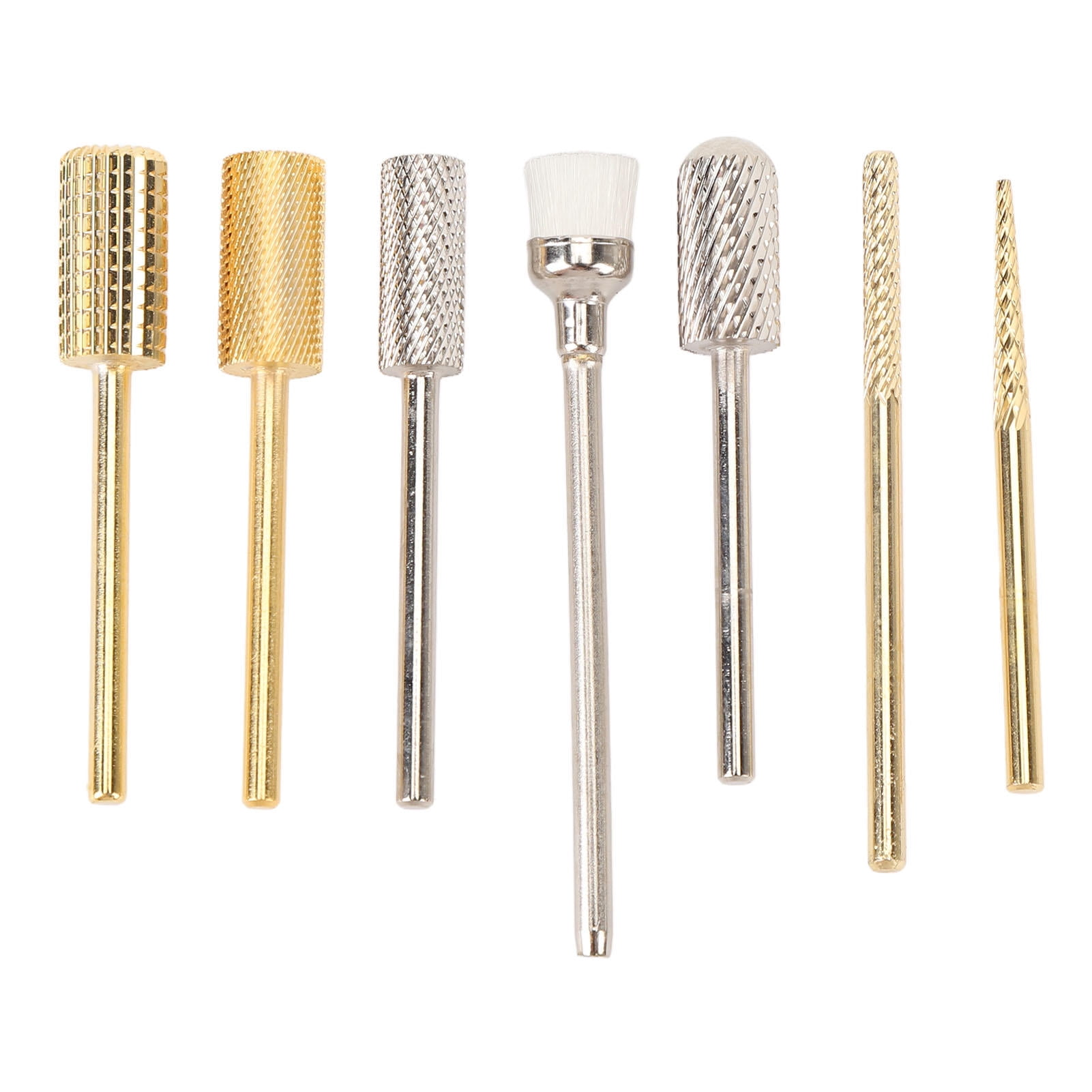 BOKYAN 7‑Piece Nail Drill Bit Set – Tungsten Steel & ABS, Electric Nail File for Acrylic, Gel, Polish Removal & Grinding – Ergonomic, Portable Manicure Tool