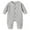 Grey&1, variant on KPOPLK Baby Boy Romper Baby Long Sleeve Romper Toddler One-Piece Jumpsuit Girls Clothes Set(Pink,6-12 Months)