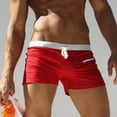 thumbnail image 4 of Summer Savings Clearance 2025! Loopsun Mens Shorts, Mens Swim Trunks, Men Casual High Stretch Swim High Elasticity And Softness Shorts Swimming Pants Red S, 4 of 4