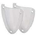 thumbnail image 6 of 2 Polished Stainless Steel Clam Shell Accessories for Safe Cable Passage Marine Boat Vent Wire Cover Set, 6 of 8