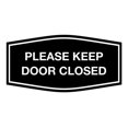 thumbnail image 1 of Signs ByLITA Fancy Please Keep Door Closed Sign - Security and Safety | Durable Material | Easy to Install (Red) - Small 1 Pack, 1 of 4