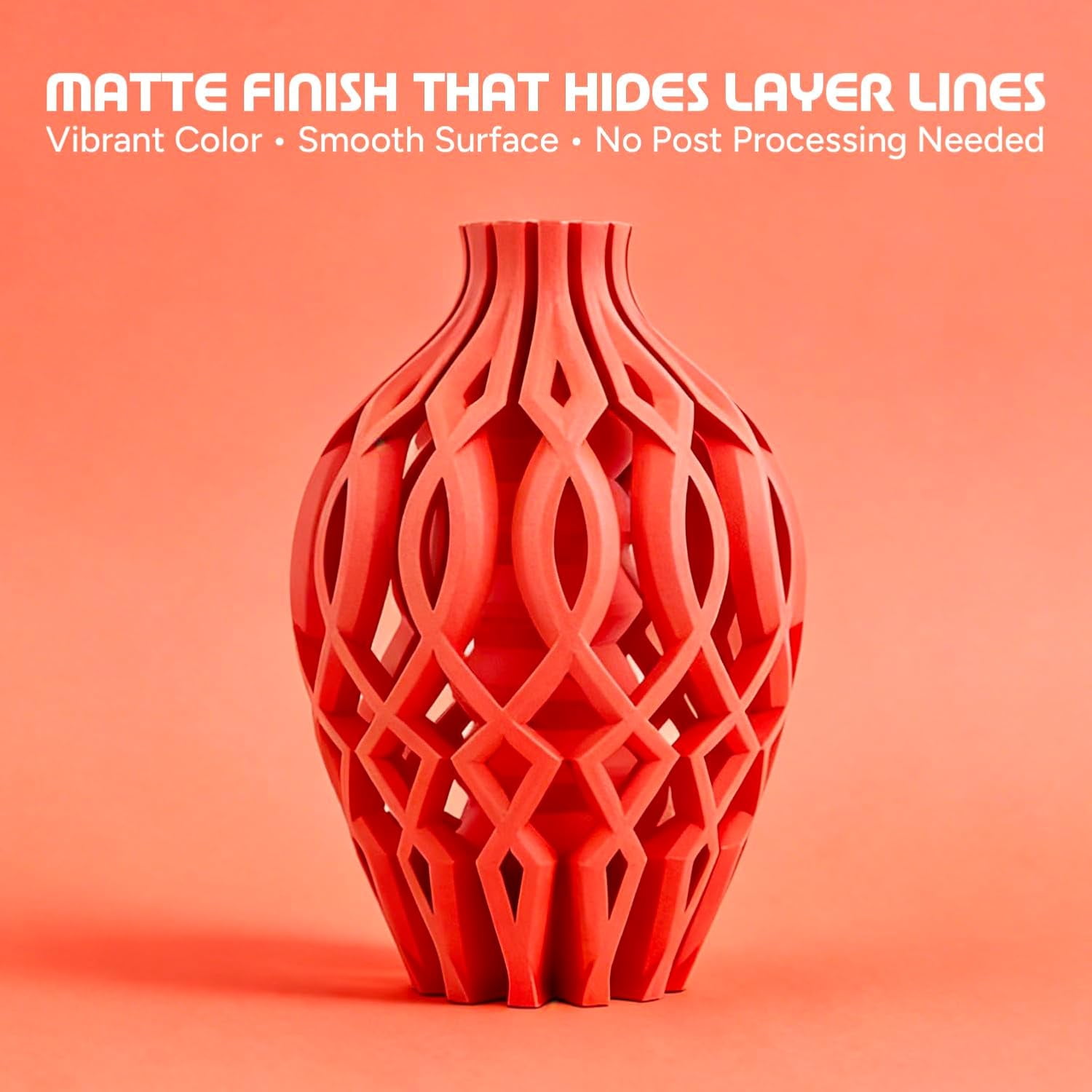 Panchroma Matte PLA Filament, Muted Terracotta 1.75mm 1kg 3D Printing Filament, Formerly Polyterra Matte, Fits Most FDM 3D Printers, 1kg Spool (2.2lbs)