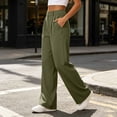 thumbnail image 6 of SETOOFF Women High Waist Pleated Wide Leg Dress Pants Loose Palazzo Trousers with Side Pockets Business Work Office Casual Travel Interview Daily Bottoms, 6 of 9