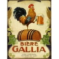thumbnail image 2 of Vintage Apple Collection 25x32 White Modern Wood Framed Museum Art Print Titled - Biere Gallia, 2 of 4