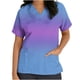 thumbnail image 1 of Blusa de manga corta con cuello en V para mujer, uniforme con estampado de bolsillos, blusa de enfermería Fridja  bn6703, 1 of 5