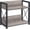 Grey, variant on Giikin Countertop Shelf Organizer, 2 Tier Kitchen Spice Rack for Countertop, Wood Coffee Counter Shelf for Home, Particle Board and Metal, Grey, Small