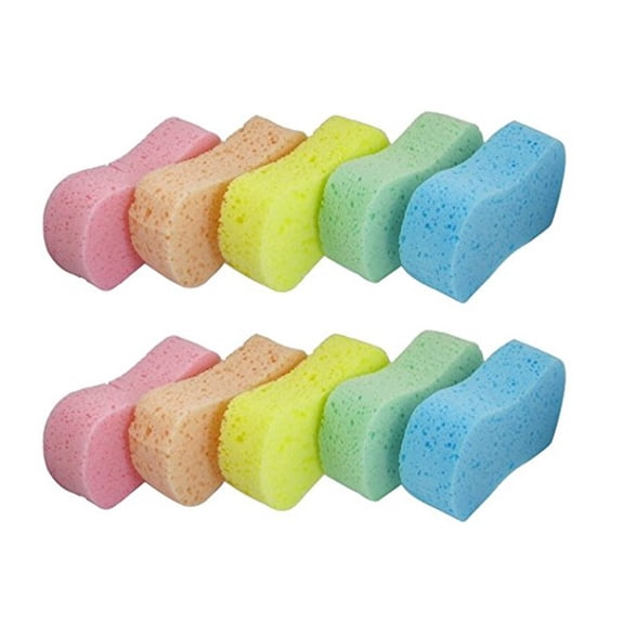 10 Pcs Porous Car Wash Sponges High Density Detailing Products Mop Bucket