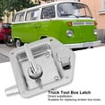 thumbnail image 4 of Tool Box T Handle Latch, Simple Installation Smooth Handle Secure Truck Tool Box Latch with 4 Keys for  RV Trailer Door Tool Box, 4 of 7