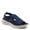 NAVY, variant on Women's GOSSELIN Rhinestone Ankle Strap Sandals – Sporty Slingback with Cushioned Footbed and Arch Support