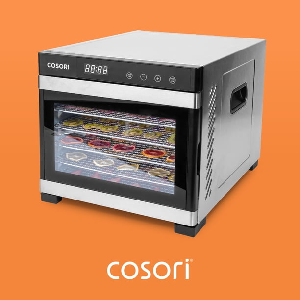 COSORI Electric Food Dehydrator, 600W, 6 Steel Trays, Bonus