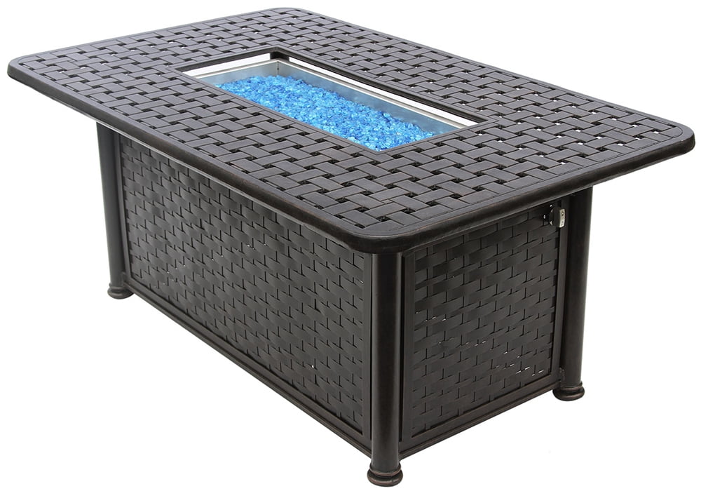 outdoor fire table rectangle