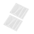 thumbnail image 3 of 2Pcs Silicone Barrette Mold for DIY Hair Clip Making with Easy Release and Cleaning, High Temperature Resistance, and Thick, Curved Design for Hand Safety, 3 of 7