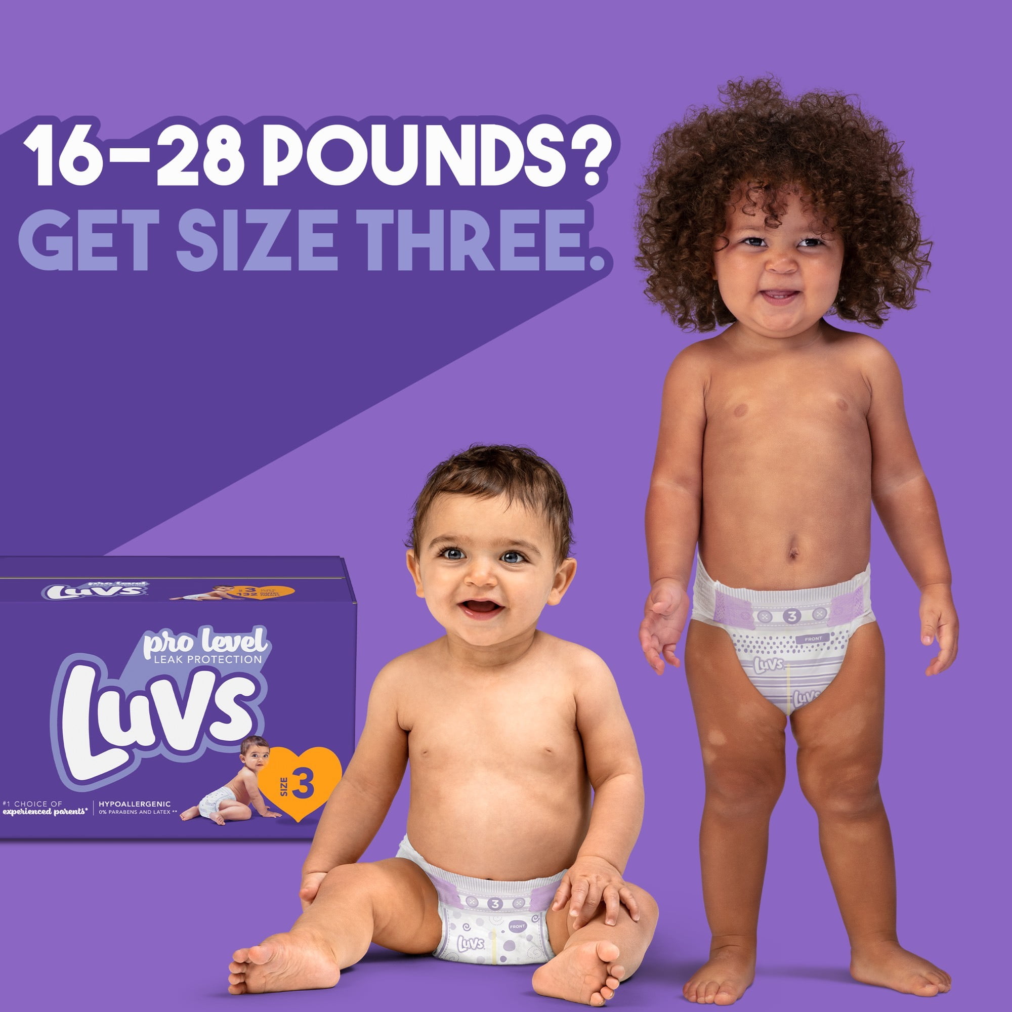 Luvs Triple Leakguards Diapers Size 3 168 Count 