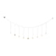 thumbnail image 5 of Bohemian Star Garland Decor Colgando Decoraciones de pared Colgante Decorativo Arte de pared con cadenas para Cafe Sala de estar Apartamento, 5 of 9