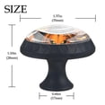 thumbnail image 4 of 4 Pcs Halloween Pumpkin Knobs for Kitchen Cabinet Cupboard Dresser Bookcase Drawer Pulls Handles Round Home Decor, 4 of 8