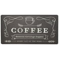 thumbnail image 2 of Nicole Miller New York Coffee Because Anti-Fatigue Kitchen Mat, Brown/Ivory, 20"x39", 2 of 4