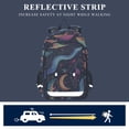 thumbnail image 5 of FORMRS Unisex School Backpack 17" Student Travel Bag with Laptop Compartment, Zodiac Stars, 5 of 7