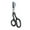 glossy black, variant on Duckbill Carpet Pile Scissors 7 Inch for Carpet Trimming, Ergonomic Handle Duckbill Scissors for Carpet Pile Trimming