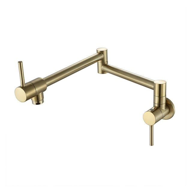Mitigeur de Cuisine Mural Froid Simple Robinet de Remplissage de Pot Pivotant Pliant Rétractable Rotatif Extensible Robinet de Lavabo, Débit d'Eau Élevé