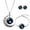 F, variant on Jewelry VerPetridure 12 Constellation Moon Necklace Earring Bracele GiftS for Mom Present for Women