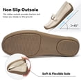thumbnail image 5 of Ecetana Women's Leather Loafers Classic Slip-On Dress Flats Comfort Office Shoes, 5 of 8