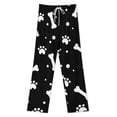 thumbnail image 3 of Paw Print Pajama Pants Comfortable Elastic Waist Pajamas Fashion Sleepwear Bottoms Plus Size Homewear, 3 of 6