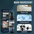 thumbnail image 4 of Crema de afeitar sin cuchilla para hombres, crema depilatoria para barbas, 60 ml, 4 of 4