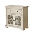 thumbnail image 4 of HomeFare Console Deux Portes en Bois Blanc Cassé, 4 of 11