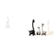 thumbnail image 1 of Estatua De Jirafa De Resina Moderna Con Forma De Llama, Adorno Creativo De Escritorio Para Oficina, Patio, Estantería, Mesa, Centro De Mesa, Decoración De Dormitorio, Regalo, 1 of 8
