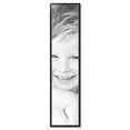 thumbnail image 2 of ArtToFrames 12" x 52" Black Square with Gold Beads Picture Frame, 12x52 inch Black Wood Poster Frame (WOM-5021), 2 of 7